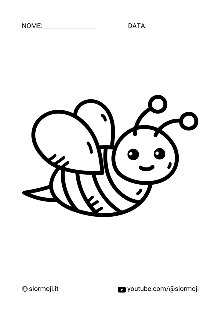 Ape da colorare