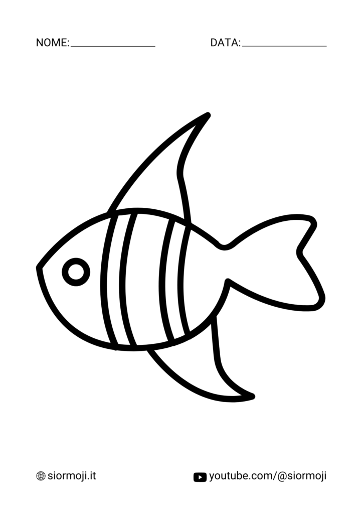 Pesce da colorare