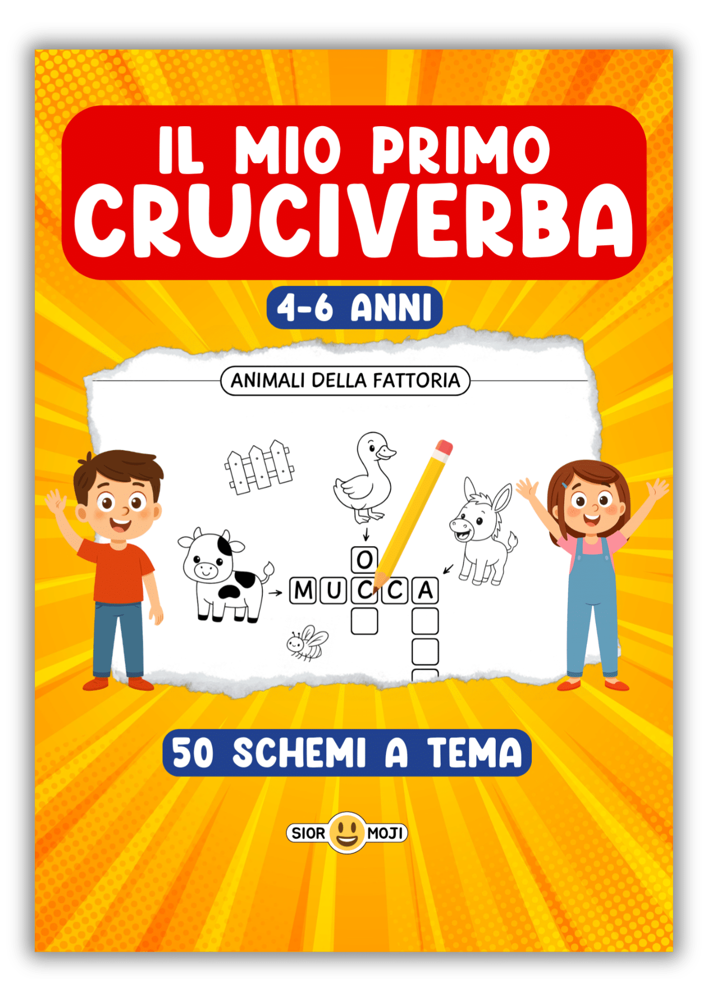 Copertina cruciverba 4-6 anni